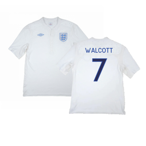 England 2009-10 Home Shirt (Good) (Walcott 7)_0