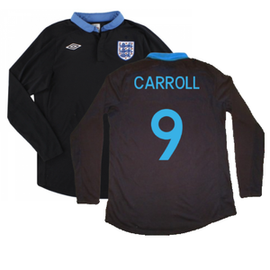 England 2011-2012 Long sleeve Away Shirt (XL) (Excellent) (Carroll 9)_0