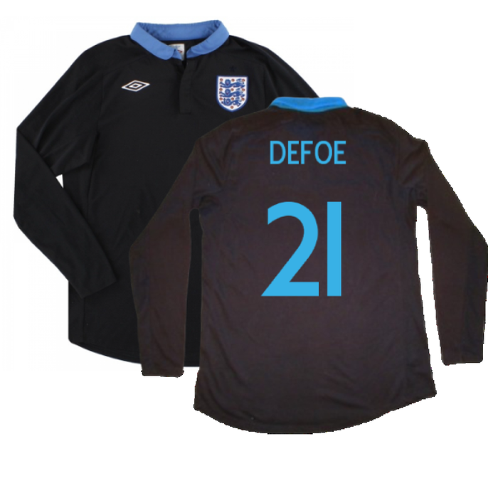 England 2011-2012 Long sleeve Away Shirt (XL) (Excellent) (Defoe 21)