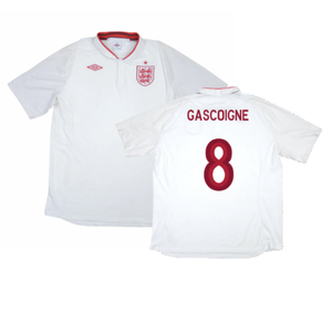 England 2012-13 Home Shirt (XXL) (Fair) (Gascoigne 8)_0