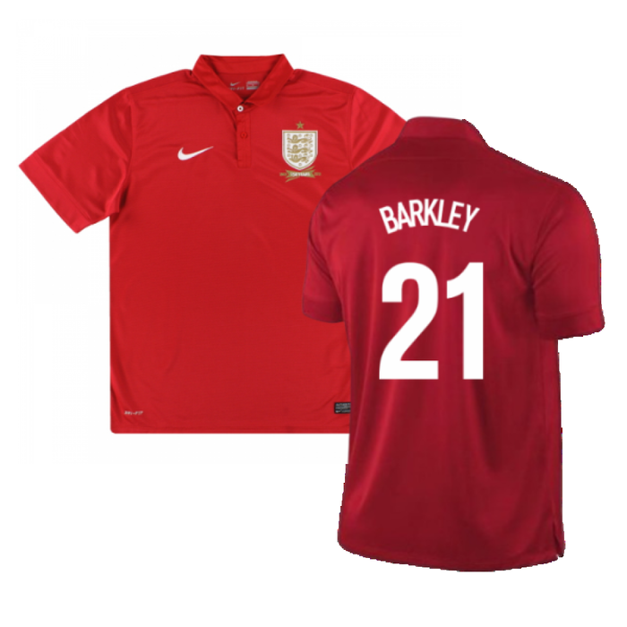 England 2013-14 Away Shirt (XXL) (Excellent) (BARKLEY 21)