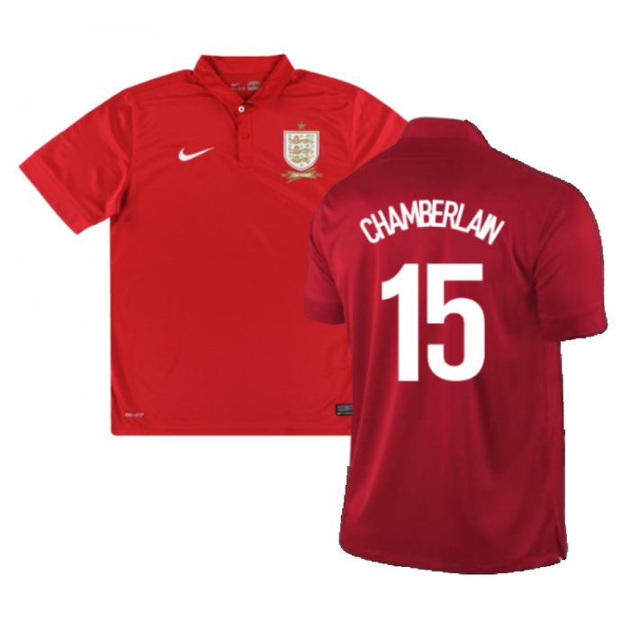 England 2013-14 Away Shirt (L) (Excellent) (CHAMBERLAIN 15)