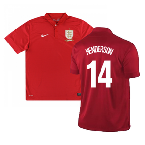 England 2013-14 Away Shirt (M) (Very Good) (HENDERSON 14)_0