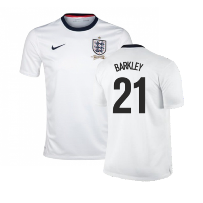 England 2013-14 Home Shirt (S) (Excellent) (BARKLEY 21)