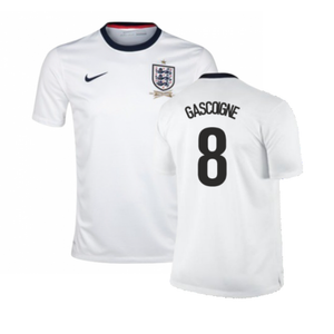 England 2013-14 Home Shirt (XS) (Good) (GASCOIGNE 8)_0