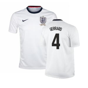 England 2013-14 Home Shirt (XS) (Good) (GERRARD 4)_0