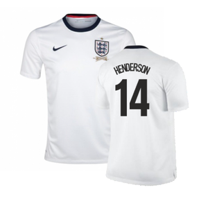 England 2013-14 Home Shirt (S) (Excellent) (HENDERSON 14)_0