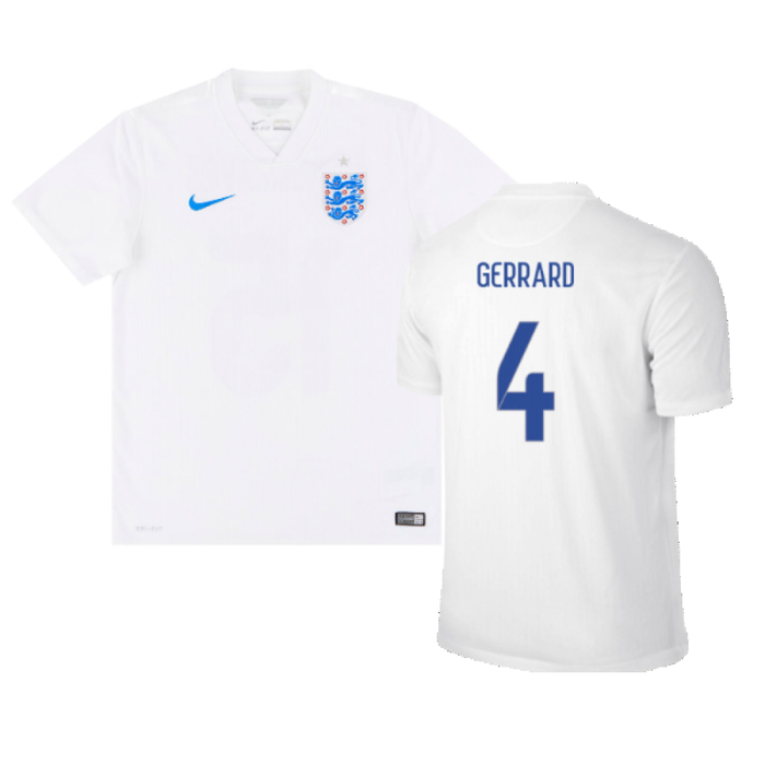 England 2014-15 Home (M) (Good) (GERRARD 4)