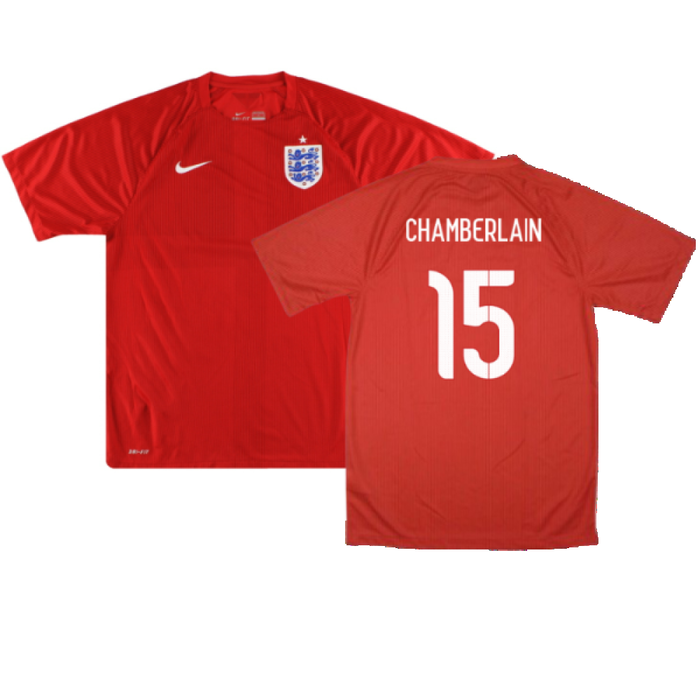 England 2014-16 Away (L) (Very Good) (CHAMBERLAIN 15)