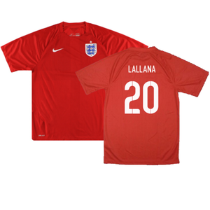 England 2014-16 Away (L) (Very Good) (LALLANA 20)_0