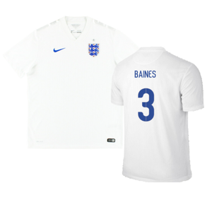 England 2014-16 Home Shirt (XL) (Good) (BAINES 3)_0