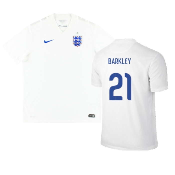 England 2014-16 Home Shirt (XL) (Good) (BARKLEY 21)