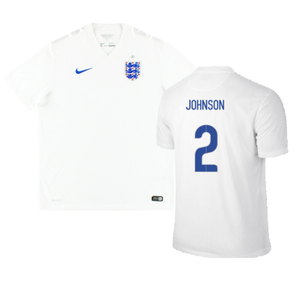 England 2014-16 Home Shirt (M) (Good) (JOHNSON 2)_0