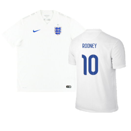 England 2014-16 Home Shirt (XL) (Good) (ROONEY 10)_0