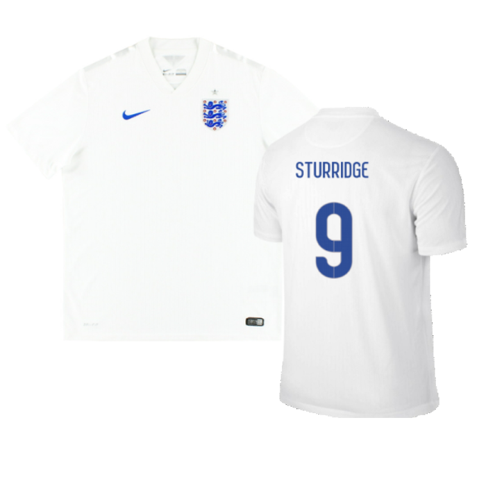 England 2014-16 Home Shirt (M) (Good) (STURRIDGE 9)