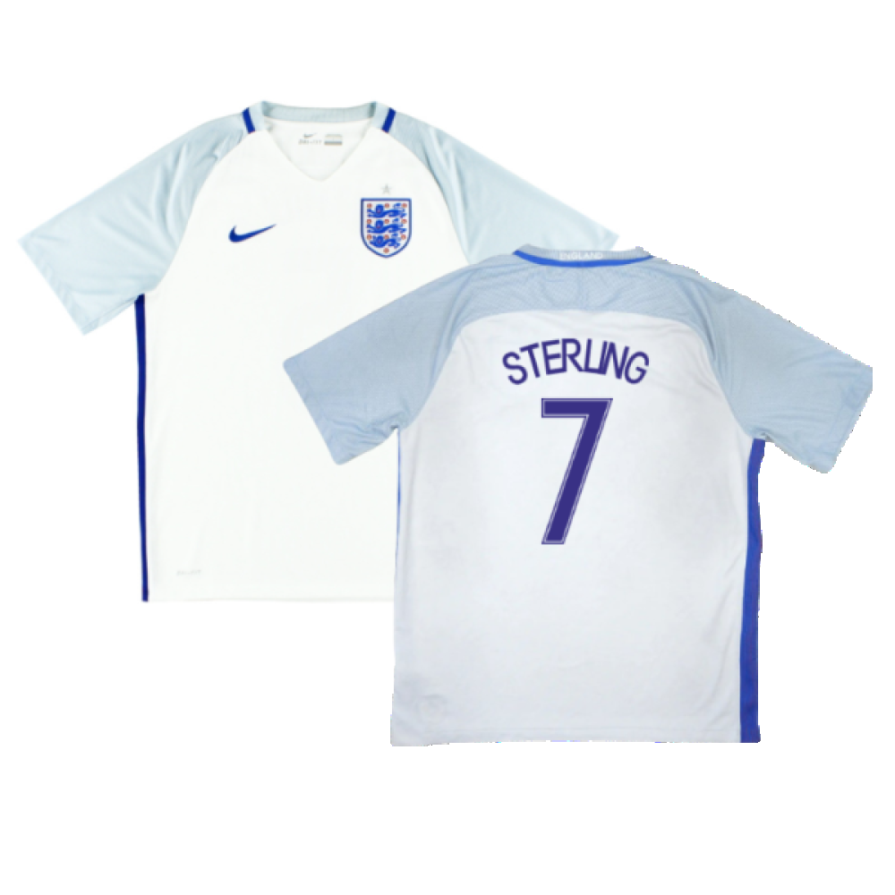 England 2016-17 Home Shirt (XL) (Excellent) (Sterling 7)_0