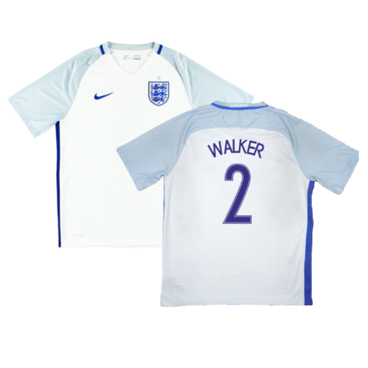 England 2016-17 Home Shirt (L) (Walker 2) (Very Good)_0