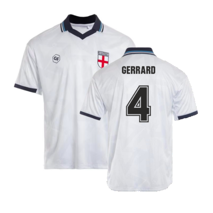 England Clasico de Futebol Retro Home Shirt (11-12y) (BNWT) (GERRARD 4)