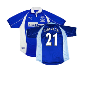 Everton 2000-01 Home Shirt (S) (Excellent) (Cadamateri 21)_0