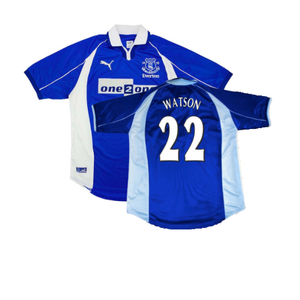 Everton 2000-01 Home Shirt (S) (Excellent) (Watson 22)_0