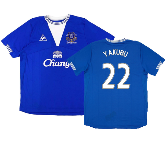 Everton 2009-10 Home Shirt (XL) (Good) (Yakubu 22)_0