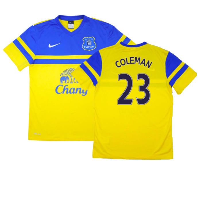 Everton 2013-14 Away Shirt (M) (Excellent) (Coleman 23)