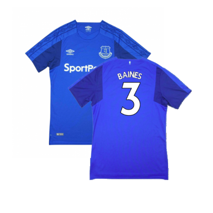 Everton 2017-18 Home Shirt (Excellent) (Baines 3)