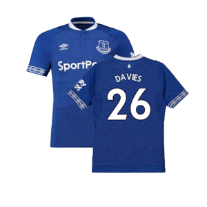 Everton 2018-19 Home Shirt (S) (Excellent) (Davies 26)_0