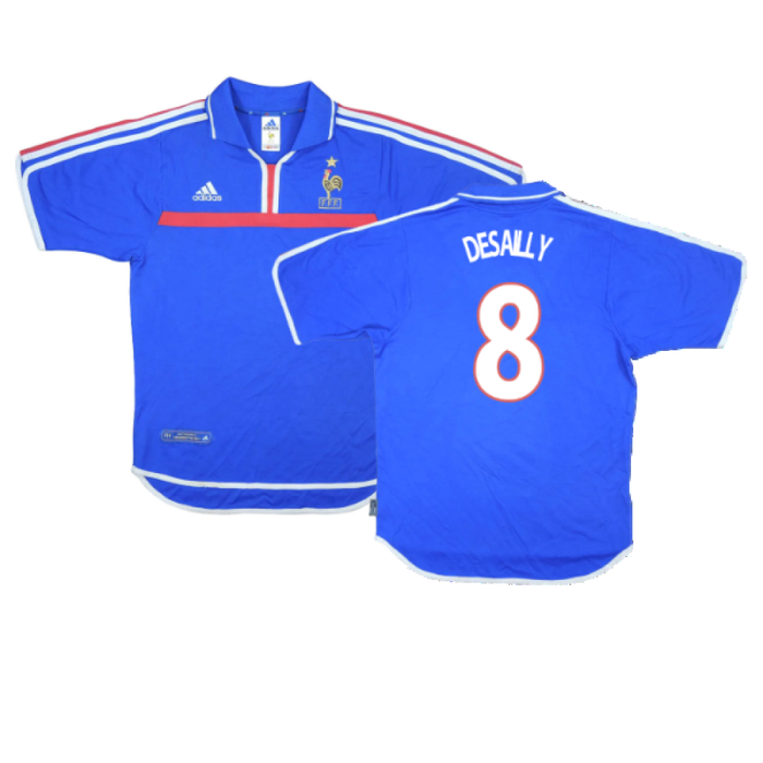 France 2000-02 Home Shirt (Excellent) (Desailly 8)