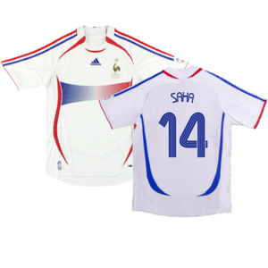 France 2006-07 Away Shirt (L) (Fair) (Saha 14)_0