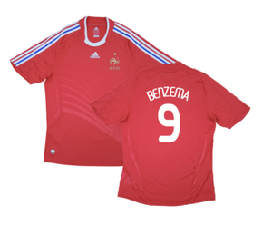 France 2008-2010 Away Shirt (L) (Very Good) (Benzema 9)_0