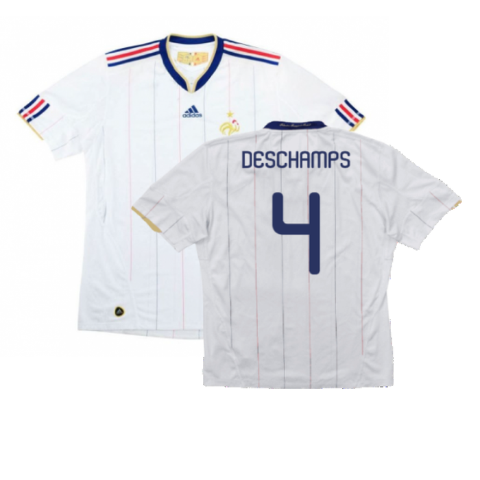 France 2010-11 Away Shirt (M) (Excellent) (DESCHAMPS 4)