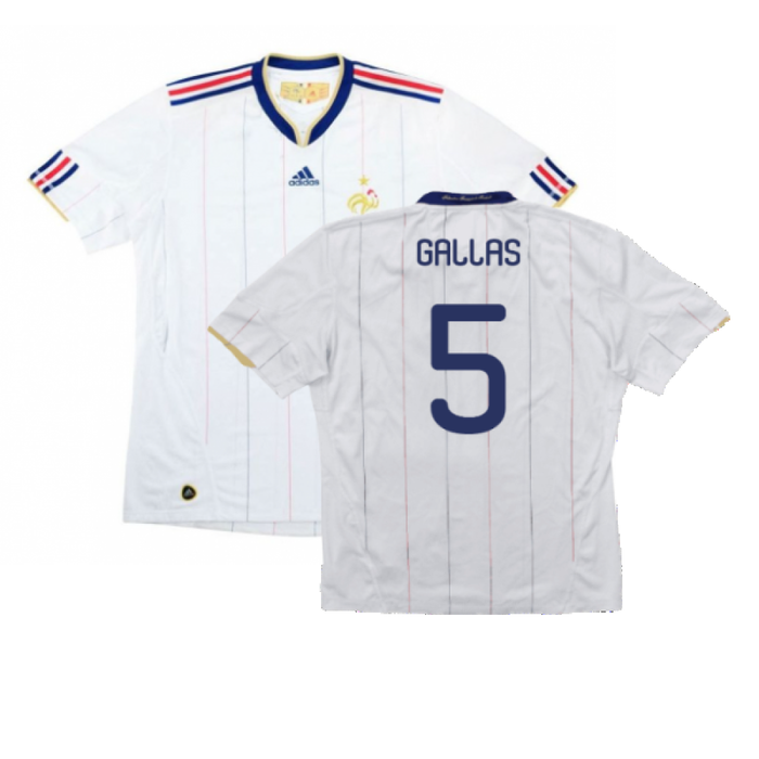 France 2010-11 Away Shirt (M) (Excellent) (Gallas 5)