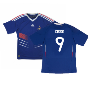 France 2010-11 Home Shirt (L) (Good) (Cisse 9)_0