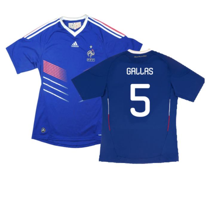 France 2010-2011 Home Shirt (L) (Excellent) (Gallas 5)