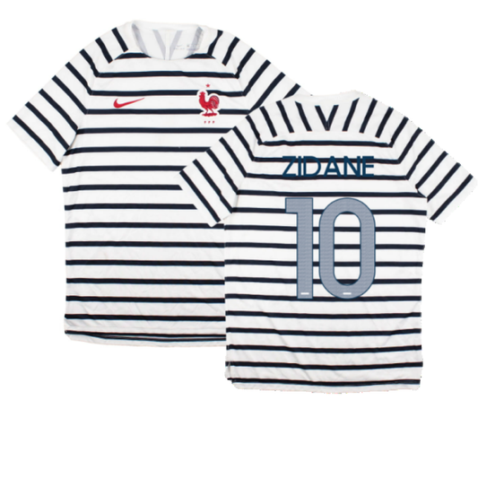 France 2011-12 Away Shirt (L) (Very Good) (ZIDANE 10)_0
