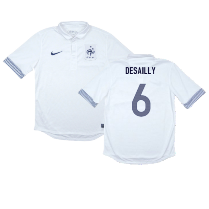 France 2012-13 Away Shirt (Excellent) (DESAILLY 6)