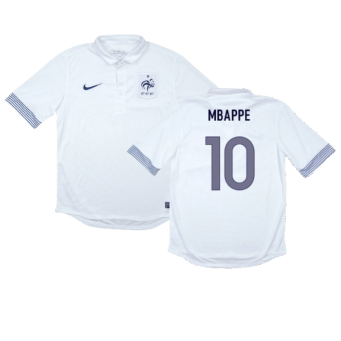 France 2012-13 Away Shirt (L) (Excellent) (MBAPPE 10)