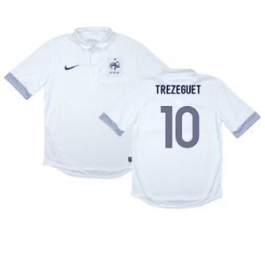 France 2012-13 Away Shirt (L) (Excellent) (TREZEGUET 10)_0