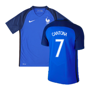 France 2016-17 Home Shirt (L) (Excellent) (CANTONA 7)_0