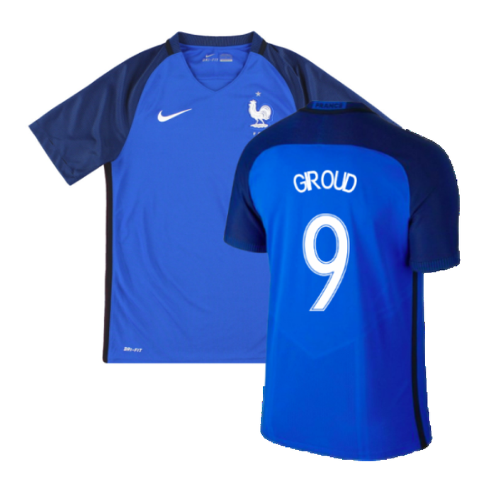 France 2016-17 Home Shirt (Good) (Giroud 9)