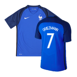 France 2016-17 Home Shirt (L) (Excellent) (Griezmann 7)_0