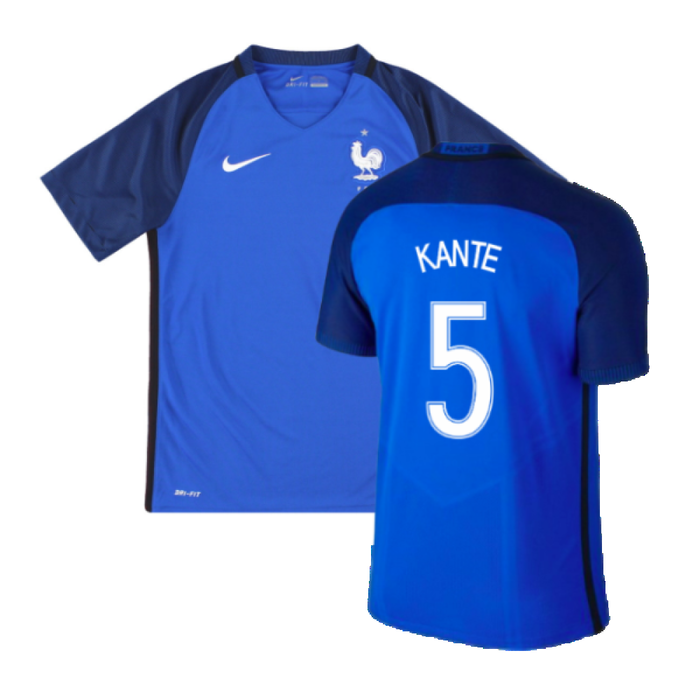 France 2016-17 Home Shirt (S) (Excellent) (Kante 5)