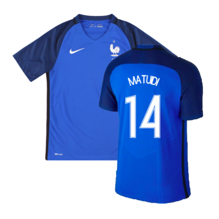 France 2016-17 Home Shirt (Good) (Matuidi 14)