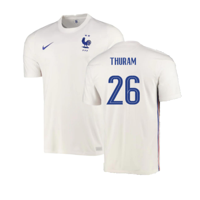 France 2020-21 Away Shirt (XXL) (Good) (Thuram 26)