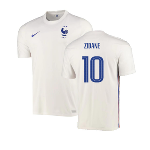 France 2020-21 Away Shirt (XXL) (Good) (Zidane 10)_0