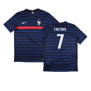 France 2020-21 Home Shirt (Mint) (Cantona 7)_0