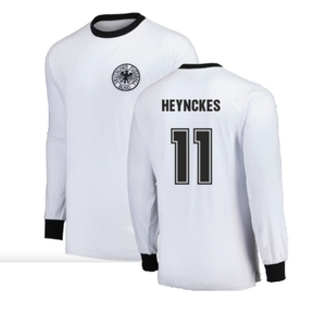 Germany 1974 Longe Sleeve Retro Jersey (XL) (Heynckes 11) (Good)_0