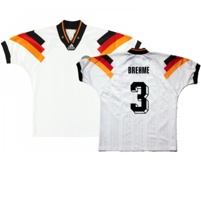 Germany 1992-93 Home Shirt (L) (Excellent) (Brehme 3)