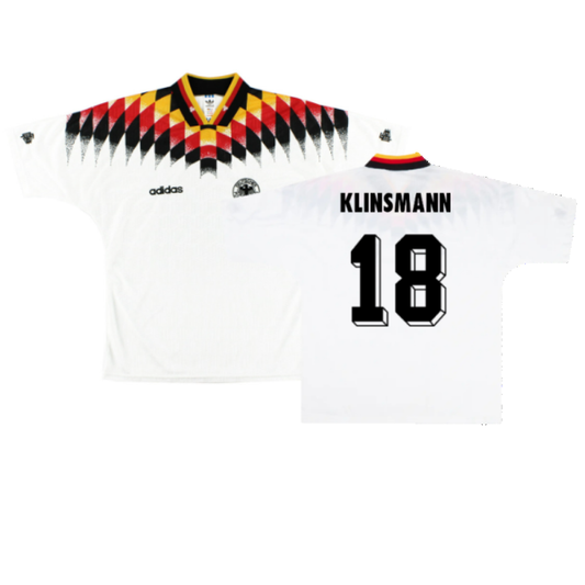 Germany 1994-96 Home Shirt (S) (Excellent) (KLINSMANN 18)_0